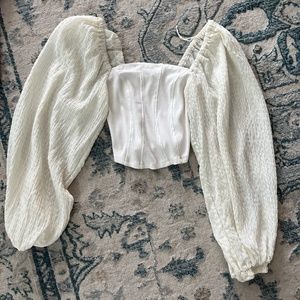 Urban outfitters long sleeve blouse